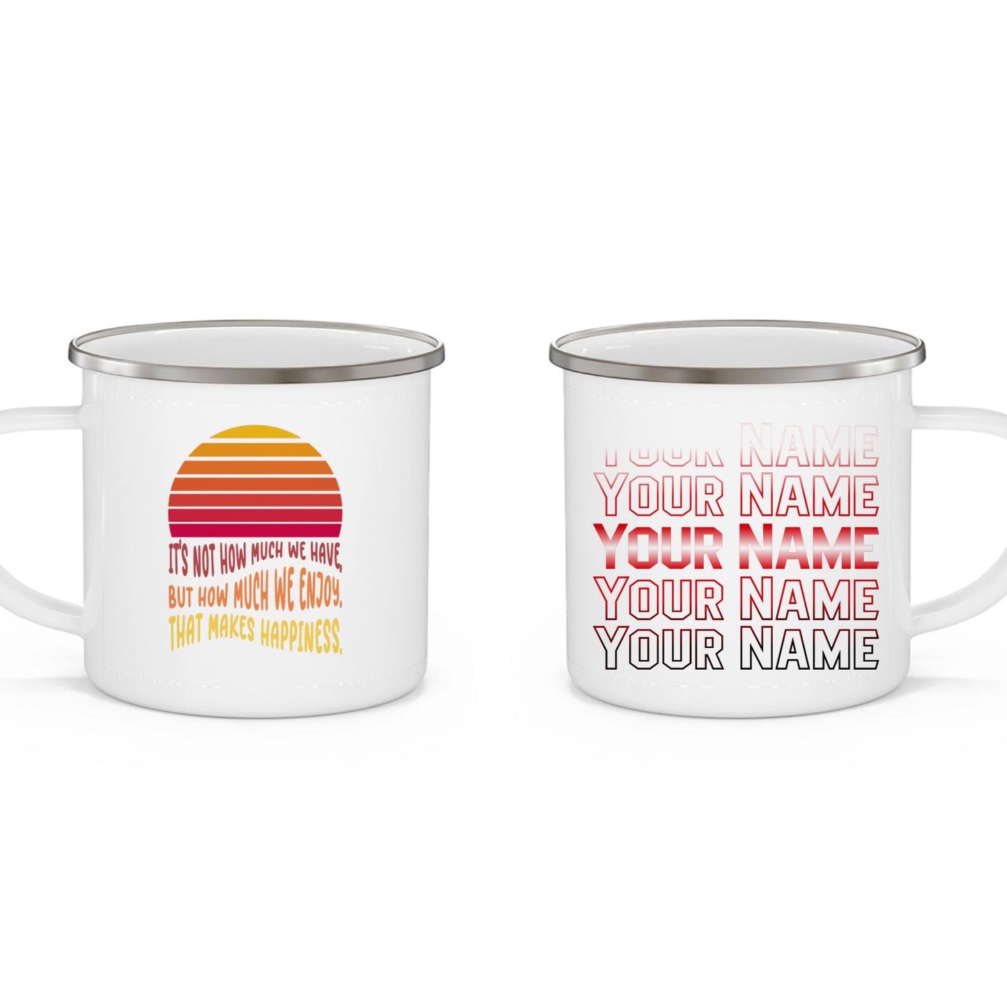 Enamel Camping Mug